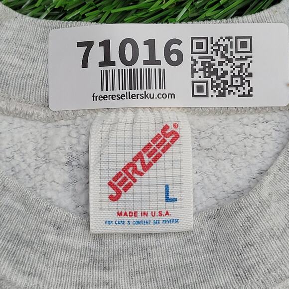 Vintage 80s Pioneer Panthers Sweatshirt Womens Large 21x23 Gray - Picture 8 of 15